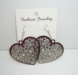 不锈钢镂空耳环 现代工艺与艺术美学的完美融合